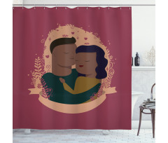 Romantic Family Shower Curtain