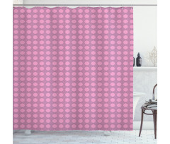 Symmetric Repetitive Art Shower Curtain