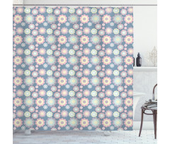 Petals in Various Sizes Shower Curtain