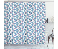 Bindweeds in Spring Shower Curtain