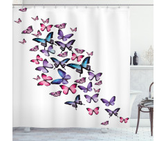 Wings Feminine Shower Curtain