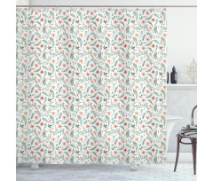 Watercolor Petals Beauty Shower Curtain