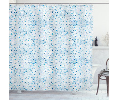 Overlapping Circles Art Shower Curtain