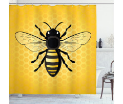 Detailed View of Insect Shower Curtain