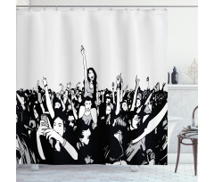 Concert Theme Shower Curtain