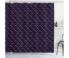 Martini Glass Cocktail Shower Curtain