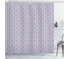 Vibrant Modern Oriental Shower Curtain