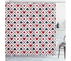 Holdem Gambler Modern Shower Curtain