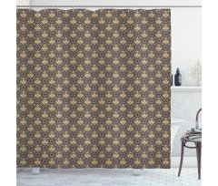 Oriental Classical Shower Curtain