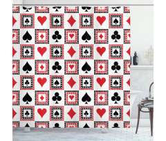 Playing Cards Shower Curtain