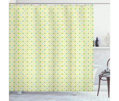 Vintage Fresh Tones Art Shower Curtain