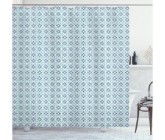 Mediterranean Sea Tones Shower Curtain