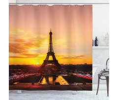 Sun View Old Paris Shower Curtain