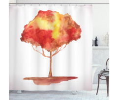 Gradient Mystic Vignette Shower Curtain