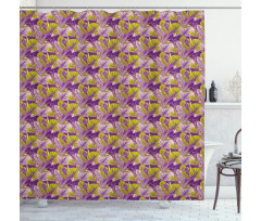 Botanical Leaves Shower Curtain