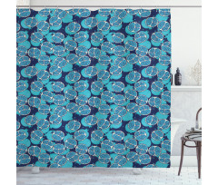 Exotic Pomegranate Shower Curtain