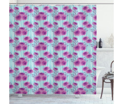 Spring Chrysanthemums Shower Curtain