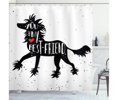 Pet Family Friendships Shower Curtain