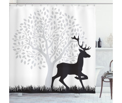 Gracious Wild Animal Shower Curtain