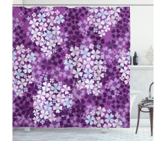 Hydrangea Lilacs Field Shower Curtain