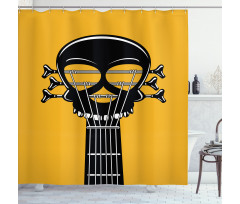 Heavy Tunes Passion Shower Curtain