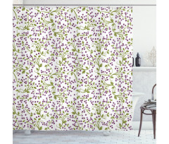 Wild Berries Botanical Shower Curtain