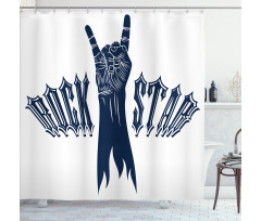 Rock Star Shower Curtain