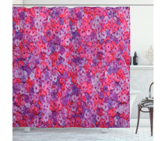 Spring Florets Flowers Shower Curtain