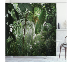 Tropical Rainforest Wild Shower Curtain