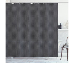 Vintage Plus Sign Lattice Shower Curtain