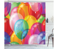 Balloons Fun Shower Curtain