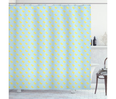 Simple Tiny Chickens Shower Curtain