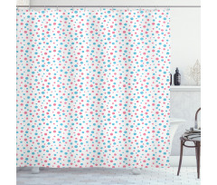 Simple Spots Shower Curtain