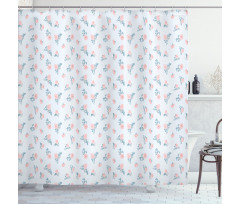 Vintage Romance Roses Shower Curtain