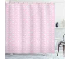 Pastel Floral Herbs Shower Curtain