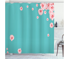 Romantic Petals Shower Curtain