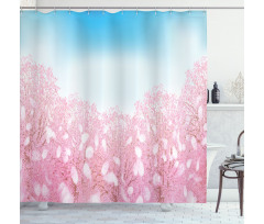 Cherry Blossom View Shower Curtain