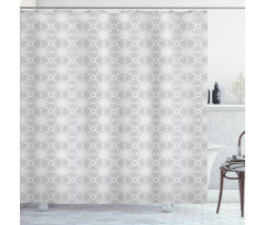 Starry Mandala Muted Tones Shower Curtain