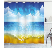 Sea Horizon Coast Shower Curtain