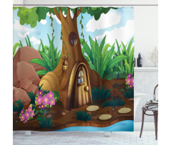 Secret Fairytale Forest Shower Curtain