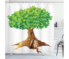 Home in Majestic Trunk Shower Curtain