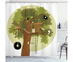 Childhood Dream Home Shower Curtain