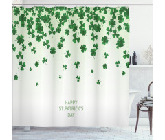 Happy St Patrick's Day Luck Shower Curtain