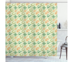 Irish Folk  Shower Curtain