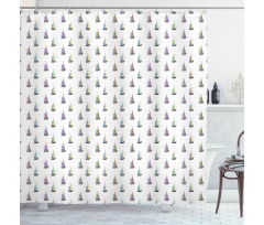 Sailboat Rhino Shower Curtain