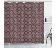 Fashion Type Motif Shower Curtain