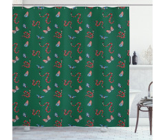 Fly and Reptile Shower Curtain