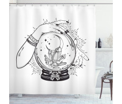 Fortune Teller Shower Curtain