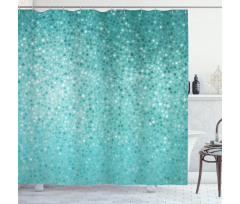 Polka Dot Pattern Shower Curtain