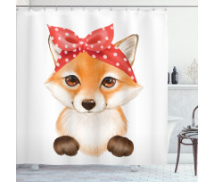 Wild Animal Drawing Shower Curtain